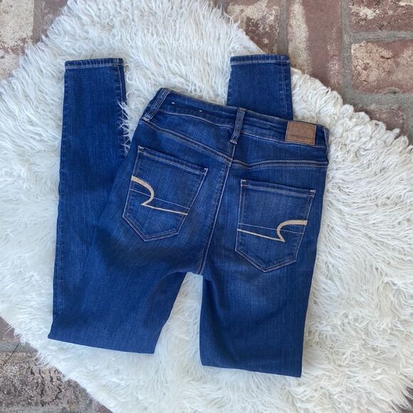 American Eagle Super Stretch Super Hi-Rise Jegging Size 0 - Picture 7 of 13